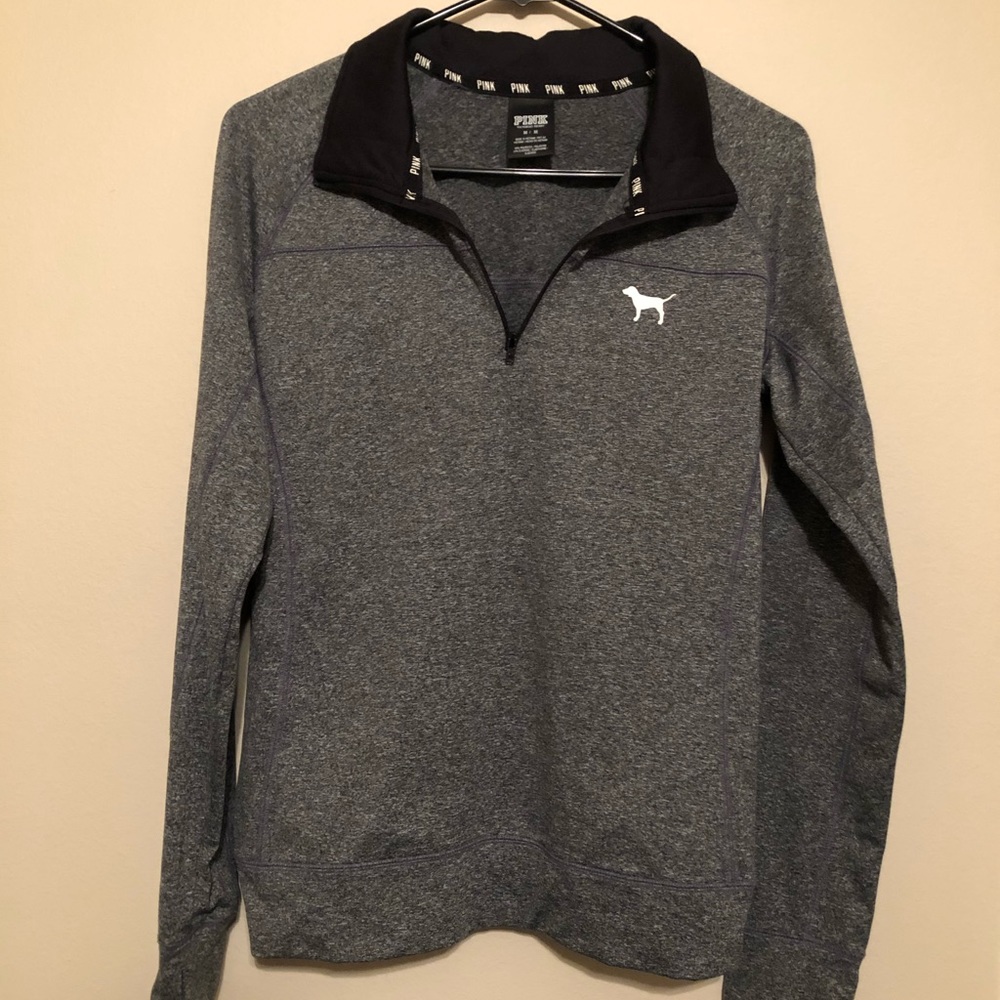 VS Pink 1/4 Zip Up Jacket
